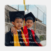 Abschluss der Vorschule Keepake Keramikornament (Vorderseite)