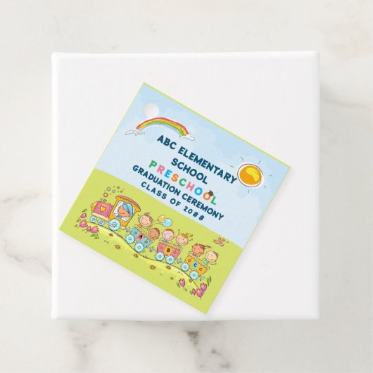 Abschluss der Vorschulstufe Geschenkanhänger (Beispiel)