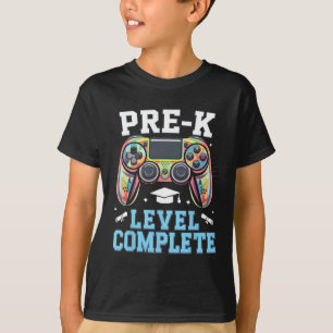 Abschluss der Vorschulstufe Letzter Schultag Gamer T-Shirt