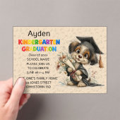 Abschluss der Welpen-Kleinkinderschule Acryleinladungen (Insitu (Handheld))