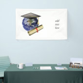 Abschluss der Weltklasse - Höhepunkt und goldenes  Banner (Messeveranstaltung)