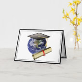 Abschluss der Weltklasse - Höhepunkt und goldenes  Karte (Gelbe Blume)