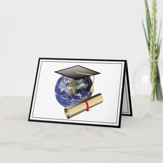 Abschluss der Weltklasse - Höhepunkt und goldenes  Karte (Vorderseite)