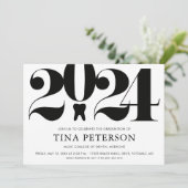 Abschluss der Zahnarztschule Einladung (Stehend Vorderseite)