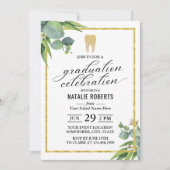 Abschluss der Zahnarztschule Einladung (Vorderseite)