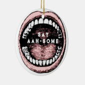 Abschluss der Zahnarztschule Keramik Ornament (Rechts)