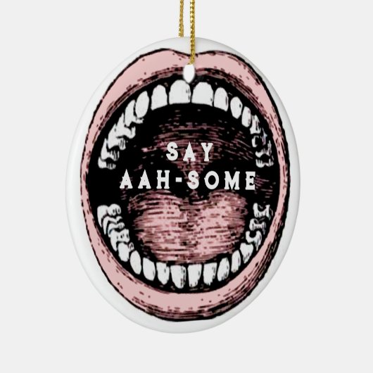 Abschluss der Zahnarztschule Keramik Ornament (Rechts)