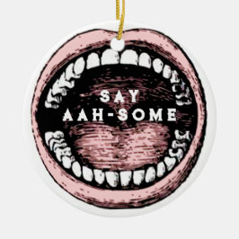 Abschluss der Zahnarztschule Keramik Ornament