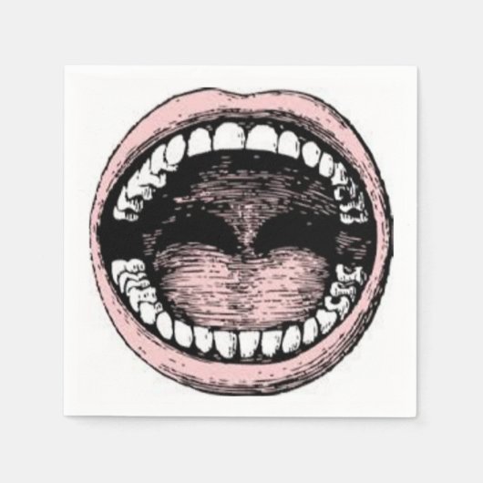 Abschluss der Zahnarztschule Serviette (Vorderseite)