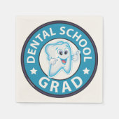Abschluss der Zahnarztschule Serviette (Vorderseite)