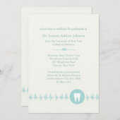 Abschluss der Zahntechnik Einladung (Vorne/Hinten)