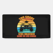 Abschluss der zweiten Klasse auf Schulstufe frei Banner (Horizontal)