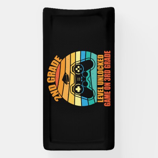 Abschluss der zweiten Klasse auf Schulstufe frei Banner (Vertikal)