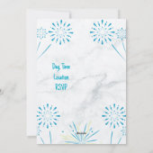 Abschluss der Zwillingsstufen-Party-Sparklers Feiertagskarte (Rückseite)