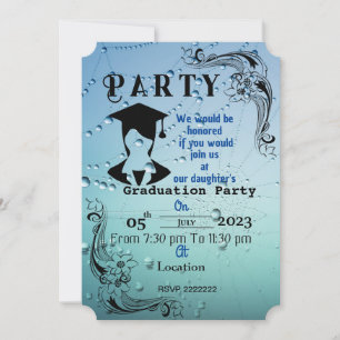 Abschluss des Abschlusses Einladung