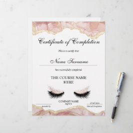 Abschluss des Abschlusszertifikats