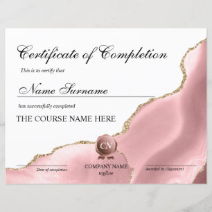 Abschluss des Abschlusszertifikats