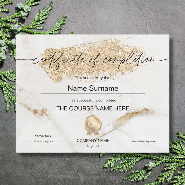 Abschluss des Abschlusszertifikats (Von Creator hochgeladen)