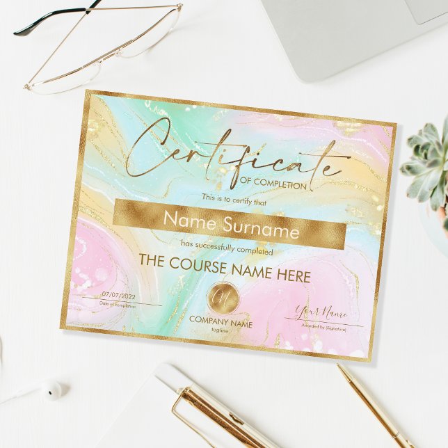 Abschluss des Abschlusszertifikats (Von Creator hochgeladen)