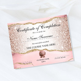 Abschluss des Abschlusszertifikats