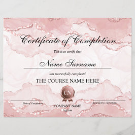 Abschluss des Abschlusszertifikats