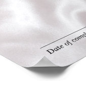 Abschluss des Abschlusszertifikats Poster (Ecke)