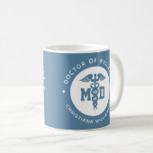 Abschluss des Arztes für Medizin Kaffeetasse (VorderseiteRechts)