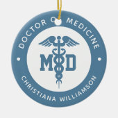 Abschluss des Arztes für Medizin Keramik Ornament (Vorne)