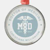 Abschluss des Arztes für Medizin Ornament Aus Metall (Vorne)