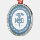 Abschluss des Arztes für Medizin Ornament Aus Metall (Links)