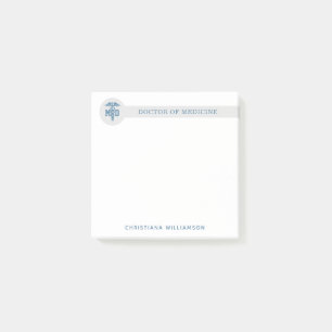 Abschluss des Arztes für Medizin Post-it Klebezettel