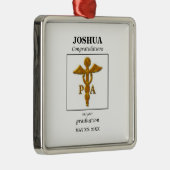 Abschluss des Arztes Glückwunsch Ornament Aus Metall (Rechts)