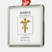 Abschluss des Arztes Glückwunsch Ornament Aus Metall (Links)