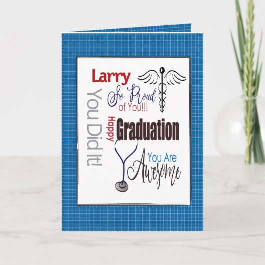 Abschluss des Arztes Karte (Vorderseite)