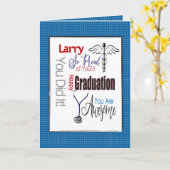 Abschluss des Arztes Karte (Gelbe Blume)