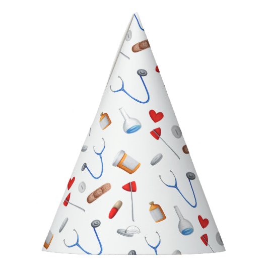 Abschluss des Arztes Partyhütchen (Links)