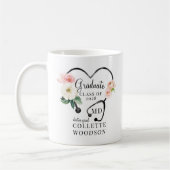 Abschluss des Blumenstethoskop-Doktors Kaffeetasse (Links)