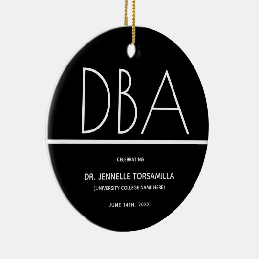 Abschluss des DBA-Abschlusses Keramik Ornament (Rechts)