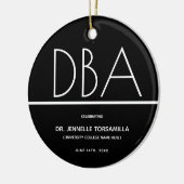 Abschluss des DBA-Abschlusses Keramik Ornament (Links)