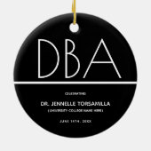 Abschluss des DBA-Abschlusses Keramik Ornament (Hinten)