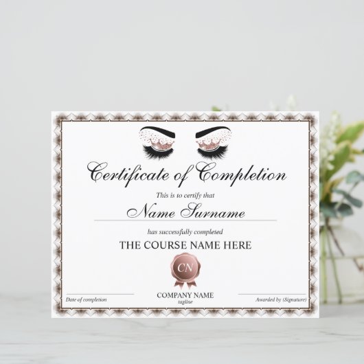 Abschluss des Lashes Lashes (Stehend Vorderseite)