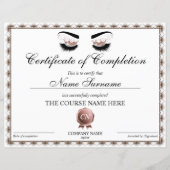 Abschluss des Lashes Lashes (Vorderseite)