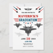 Abschluss des Luftwaffenflugzeugs Einladung (Vorderseite)