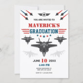 Abschluss des Luftwaffenflugzeugs Einladung (Vorderseite)