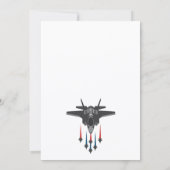 Abschluss des Luftwaffenflugzeugs Einladung (Rückseite)