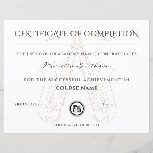 Abschluss des modernen Saxophone-Kurses (Vorderseite)