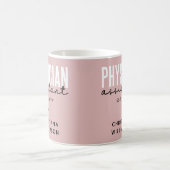 Abschluss des personalisierten Arztes Kaffeetasse (Mittel)