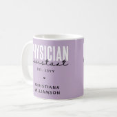 Abschluss des personalisierten Arztes Kaffeetasse (Vorderseite Links)