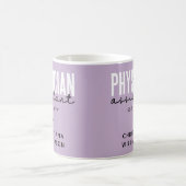 Abschluss des personalisierten Arztes Kaffeetasse (Mittel)