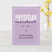 Abschluss des personalisierten Arztes Karte (Gelbe Blume)